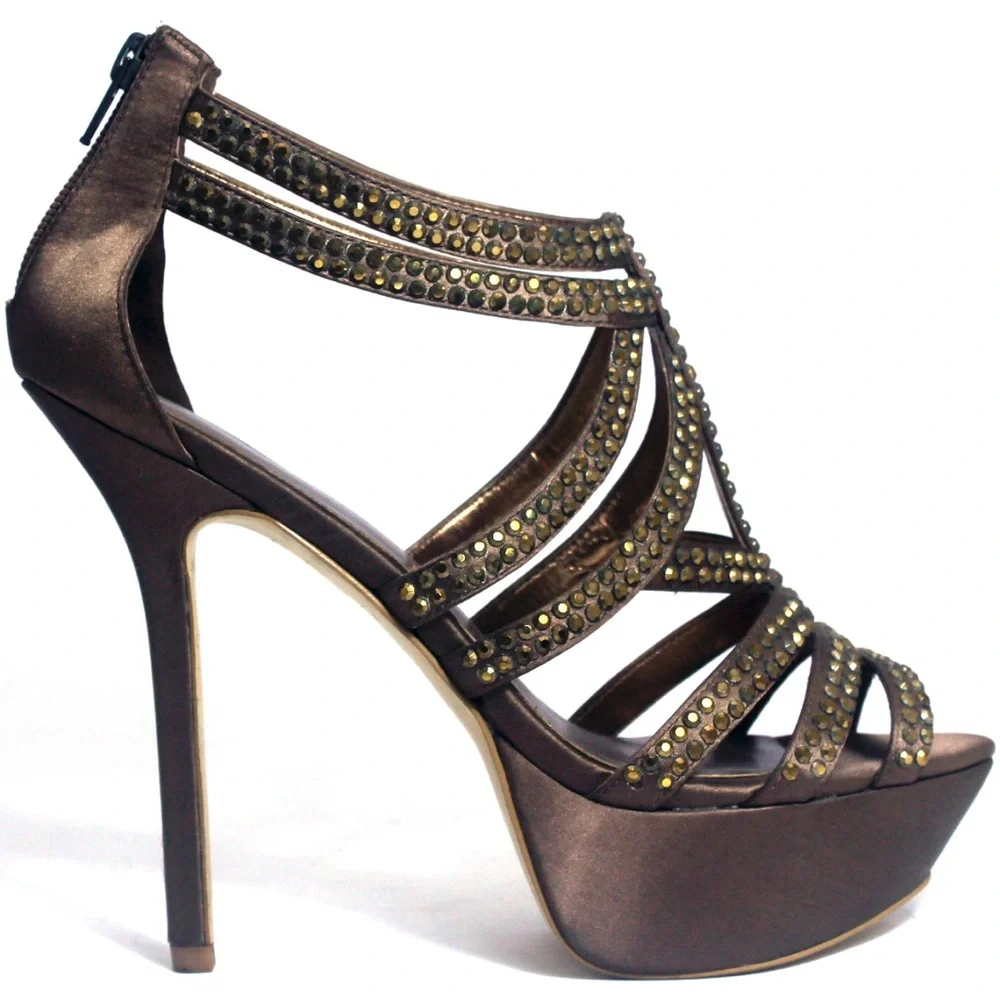 Michael Antonio Bronze Platform Heel NWT
